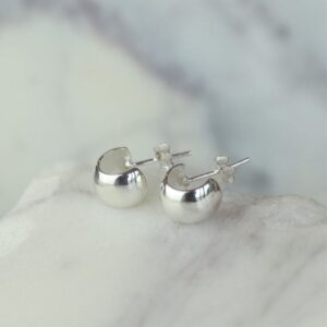 Tara Minimal Silver Studs